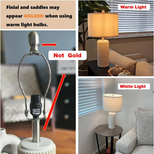 PoKat 23" Modern Ceramic Table Lamp Set of 2